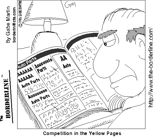 Yellow Pages under competition